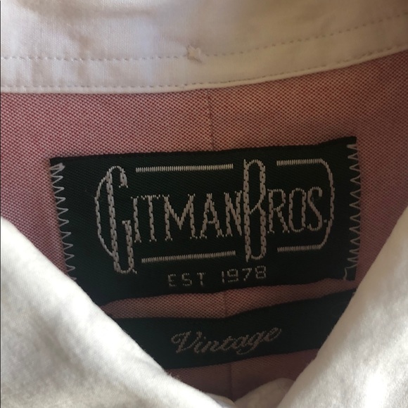 Men’s Pink Button Down Shirt with White Collar - Picture 4 of 6